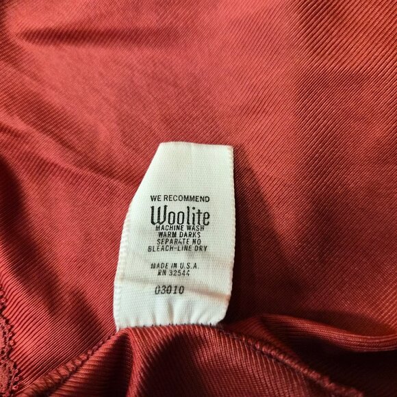VTG Rustic Red Satin Camisole – Formfit Rogers USA – Size 36 Boudoir Pin Up - Picture 5 of 5